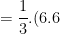 =\frac{1}{3}.(6.6).3\sqrt{6}=36\sqrt{6}\: (cm^3)